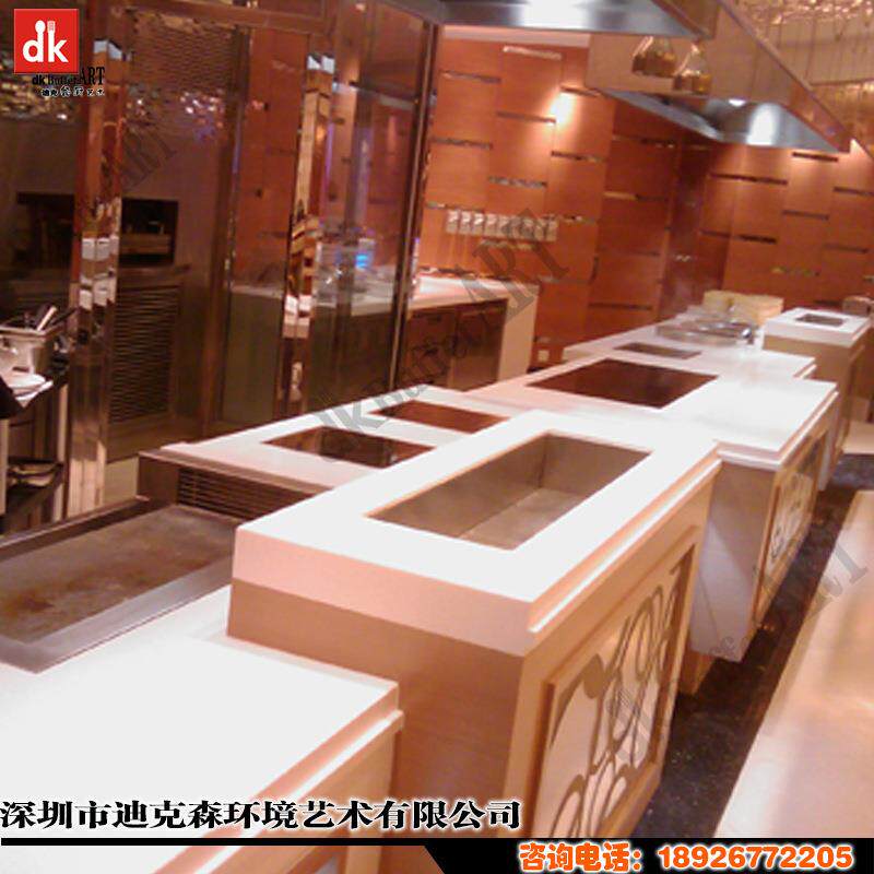 迪克餐厨设备定制自助餐台酒店餐饮家具自助餐台设计定制大理石