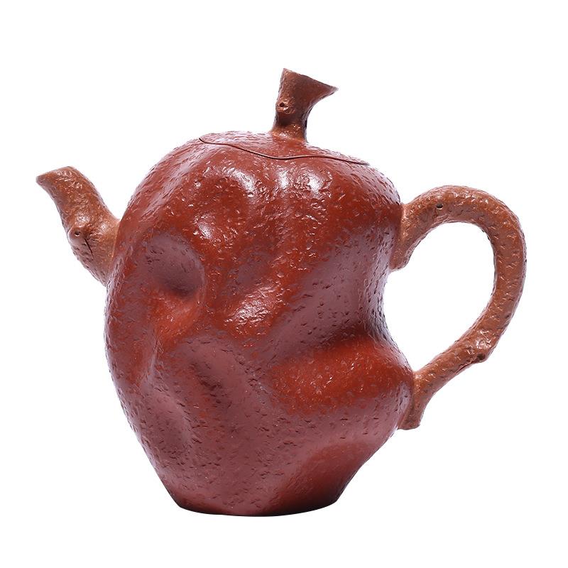 迷你紫砂小茶壶宜兴原矿清水泥纯手工名家红枣瓜果100毫升紫砂壶