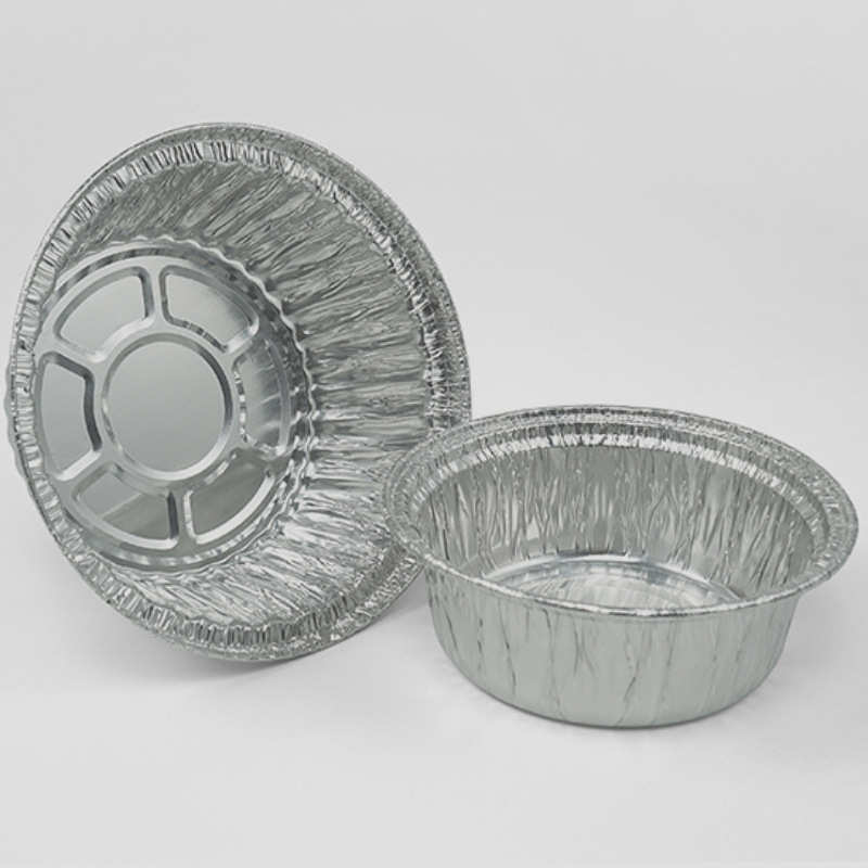 一次性锡纸碗圆形铝箔小碗烧烤烘焙蒸饭锡纸碗外卖打包锡箔州达贸