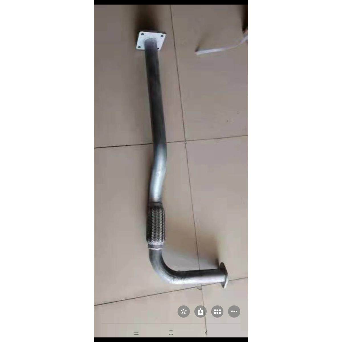 时风风驰排气管风顺1国五自卸货车消声器前节软连接弯管汽车配件