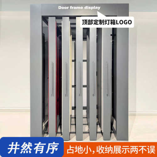 木门门门门展示带卧室展架抽套柜门扇拉铝合金样品展架展示架立式