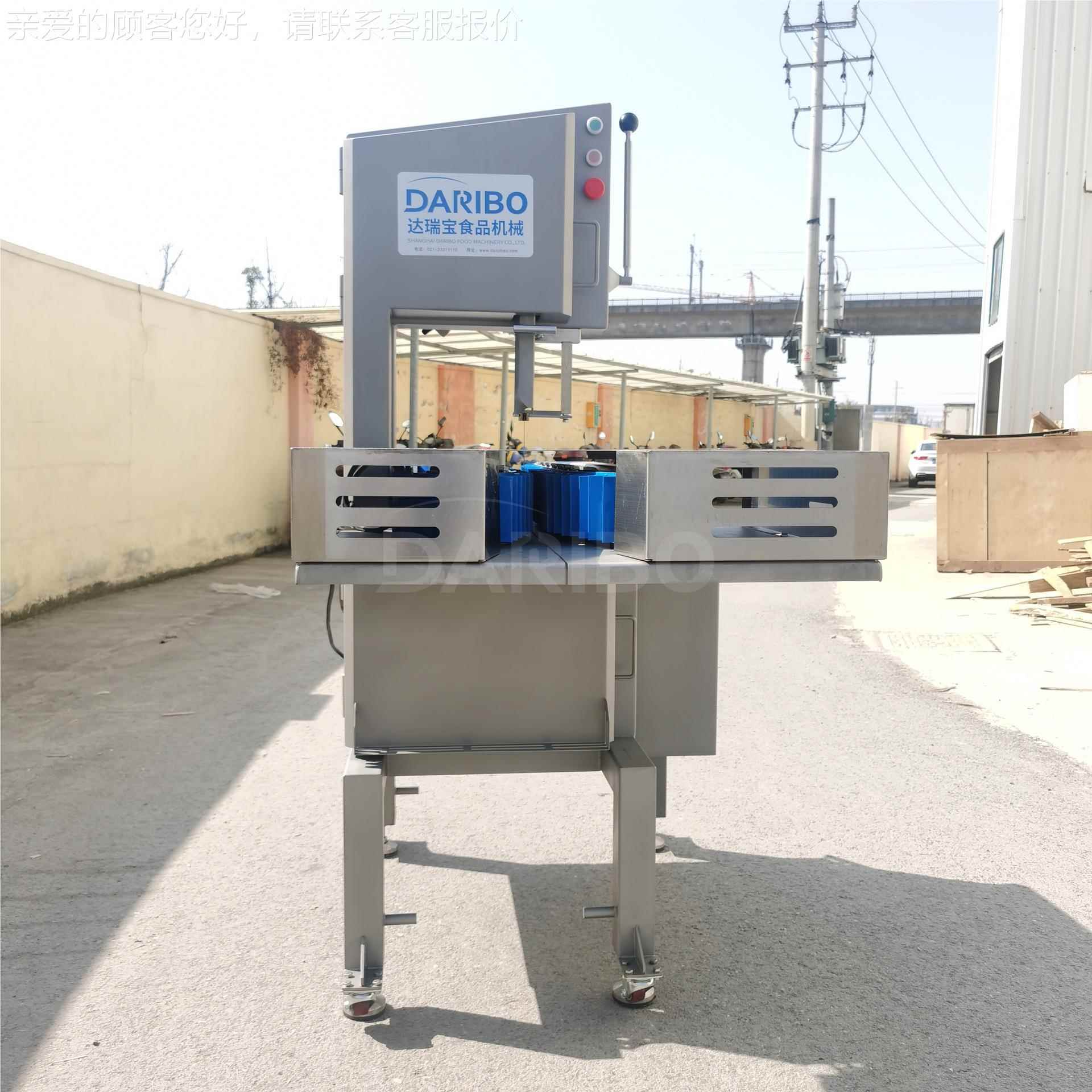 L商割用猪PXG手切猪蹄劈半机 输送带式安全锯专骨机切猪蹄半切分