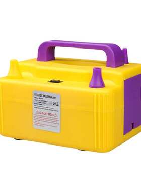 宝诺电动气球打气筒双孔吹双层气球机充气泵便携式大功率700W批发