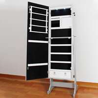 "Cross-pearl Realm Special Offer: Multi-functional floor-length mirror QCQ cabinet, jewelry mirror cabinet, makeup mirror body storage cabinet, full mirror. thumbnail 5