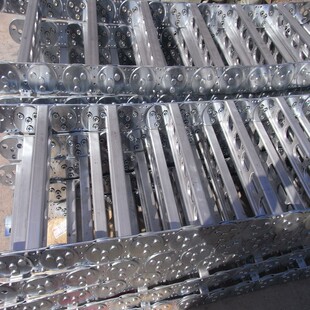 钢制拖链碳钢镀锌TL95III型框架形不锈钢金属坦克链履带 钢铝拖链