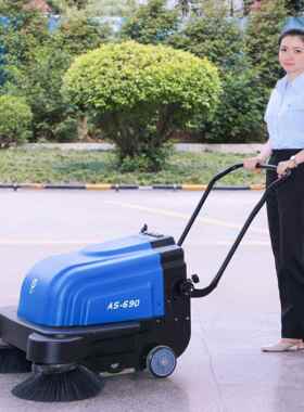 超洁亮全自动扫地机商用工厂车间环卫街道道路小型尘推车AS-690