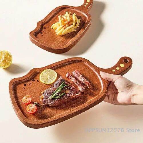 Cat Sandalwood Steak Cutting Board Steak Board Wooden Pizza