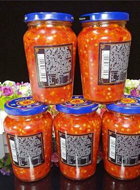包邮雄民辣椒酱315g*5瓶装湖南特产香辣酱剁椒酱湘菜地道即时辣酱
