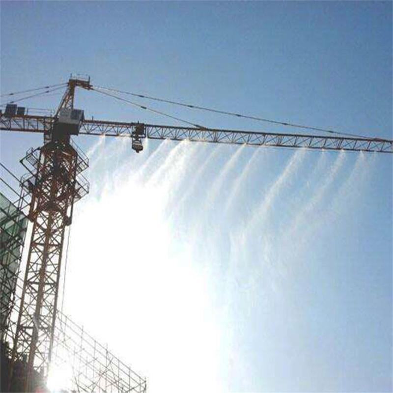 广州建工地高空塔机除尘喷淋系喷统降温降尘设UQQ备筑塔吊淋