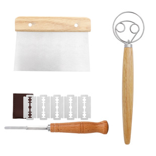 和面神器家用面粉揉面合面活面04不锈钢线圈手工和面搅拌打发器