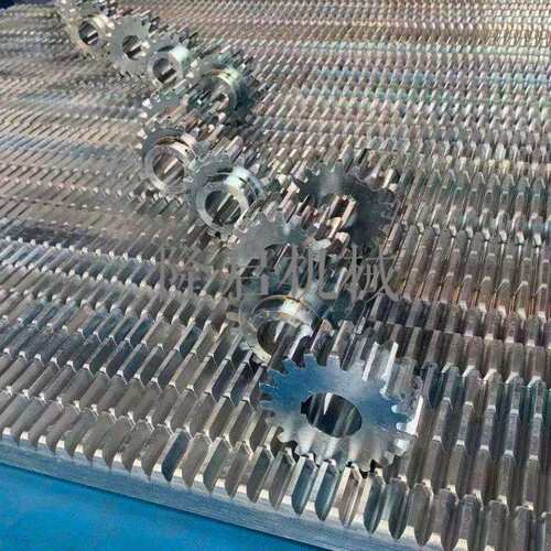 45钢工业齿条高精度研磨齿轮齿条单排配套自动化直齿轮配件传动