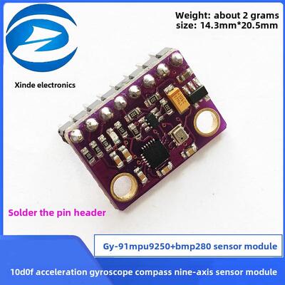 Gy-91 Mpu9250+Bmp280 10Dof加速度陀螺仪罗盘传感器模块
