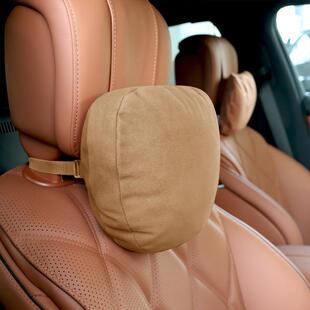 S500车用腰 S450 新款 直销适用于奔驰S级翻毛打孔头枕迈巴赫S400L