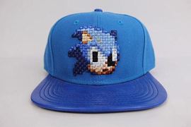 snapback皮卡丘游戏音速小子sonic棒球帽，索尼克sony像素口袋妖怪