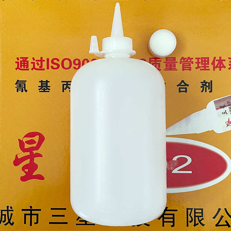 大瓶502原胶 批发1000ml低白工业用氰基丙烯酸乙酯瞬间胶粘合剂