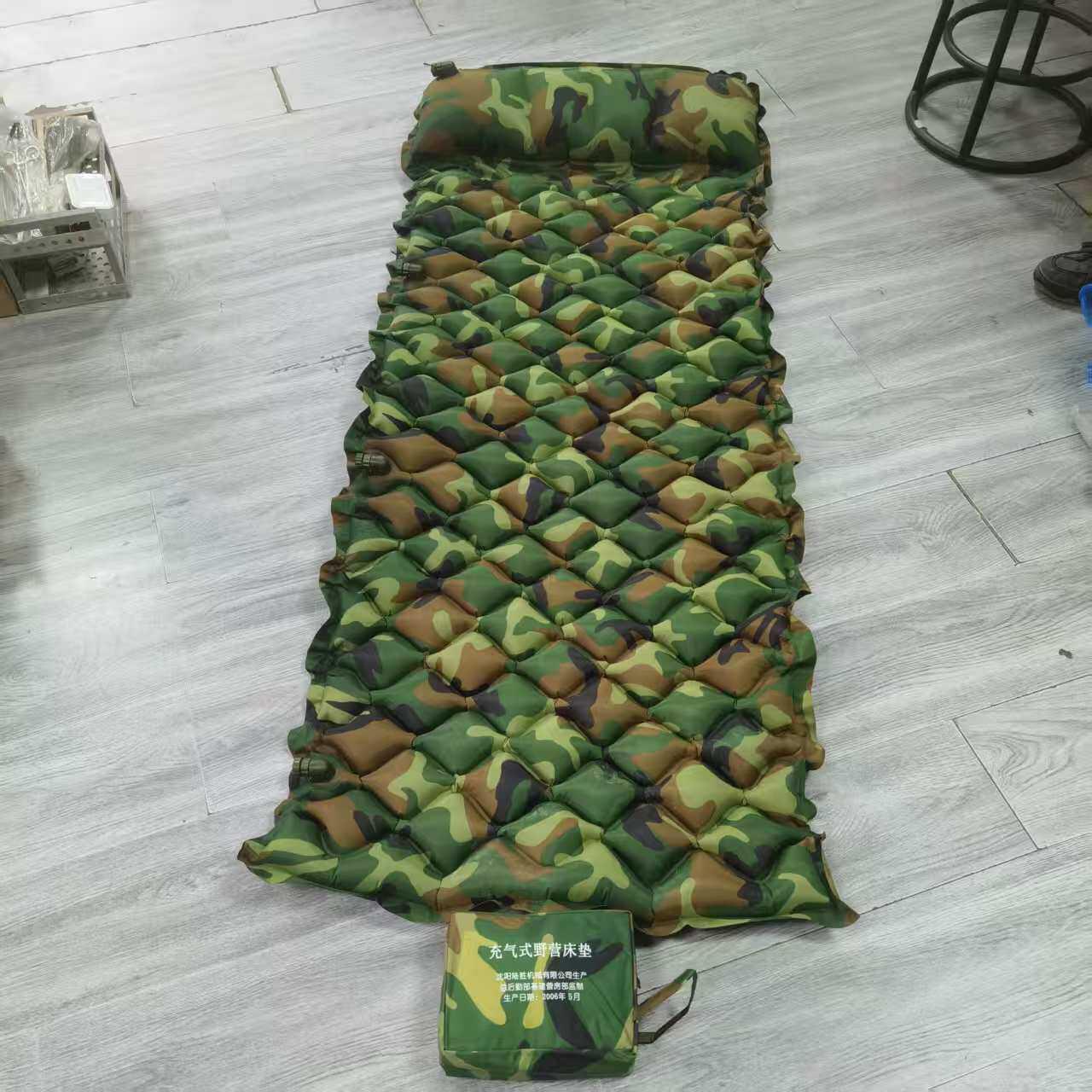 老式充气式野营床垫 185×73cm 加厚防潮气垫床