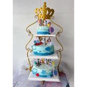 欧式 多层蛋糕架子酒店婚庆婚礼生日寿宴蛋糕店橱窗展示架 创意新款