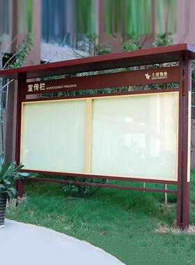 定宣制户841外不锈钢告宣传栏文灯箱传栏化金属广宣传栏加工