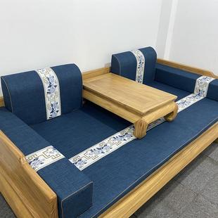 古典红木沙发垫罗汉床坐垫实木家具圈椅垫加厚海绵座 天台华莲中式