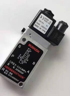 无锡型气动气缸板式电磁阀F5210 F5250电磁换向阀气阀AC220V DC24