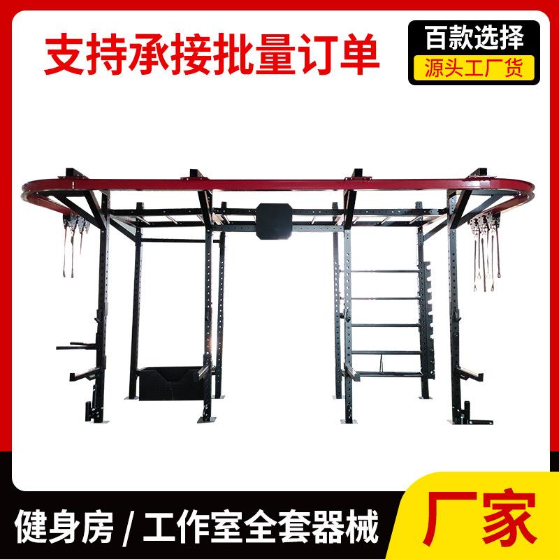 纳综合训练架沙袋道架厂 悬臂移动轨轨道 沙包架吊式拳击沙沙袋轨图片