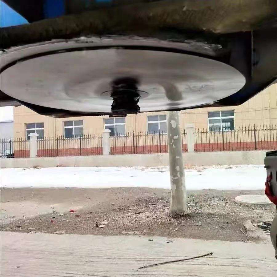 半挂车磨盘鞍座牵引盘耐磨板自润滑挂车90销免黄油悬挂总成磨盘图片