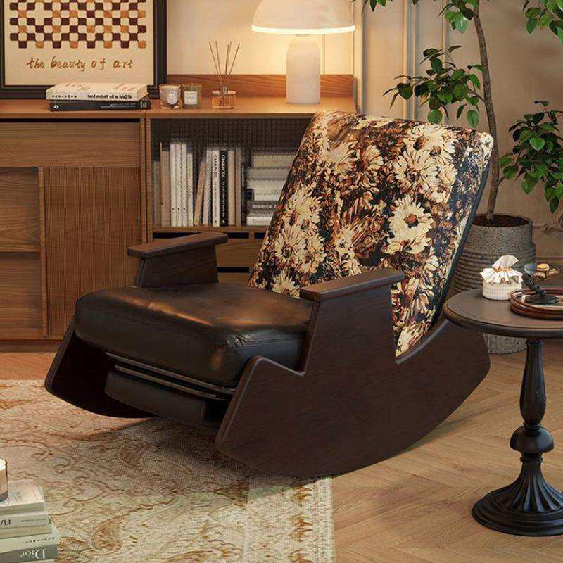 阳台摇摇椅躺椅成人客厅懒人沙发折叠午休可躺可睡家用复古休闲椅