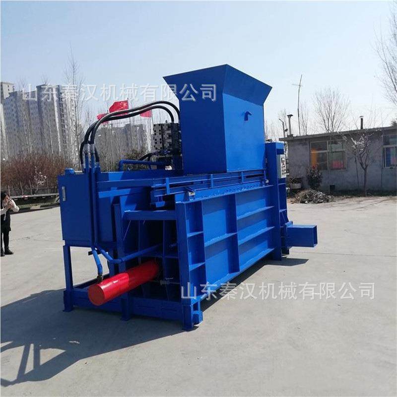 废HLT两缸品纸塑机料瓶压块 牧草壳蒜皮打包机 玉稻米秸秆玉米芯