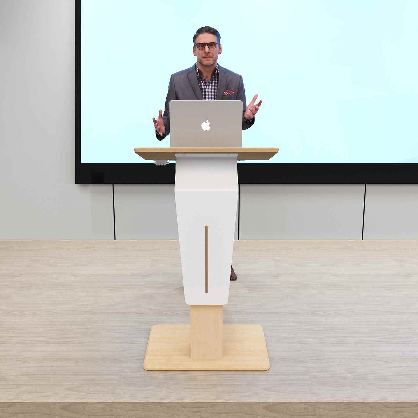 智能可升降讲台桌店门口迎宾发言主席台会议室培训演讲咨询小讲台