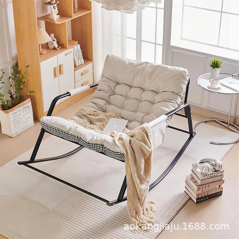 懒人沙发阳台家用摇摇椅大人躺椅卧室成人可躺可睡客厅休闲沙发