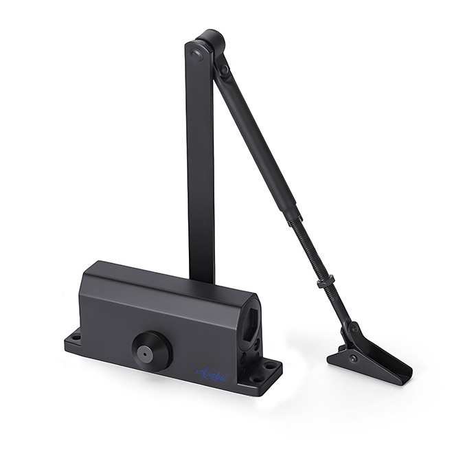 黑色关门缓冲自动器弹簧家用液压推拉门闭门器闭门器防火门闭门器
