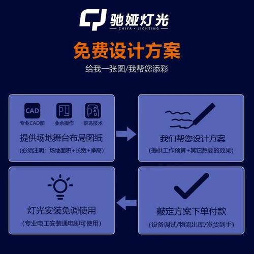 直播间大型舞台灯光舞台灯光方案帕KTV小舞台光束型灯户外光亮化