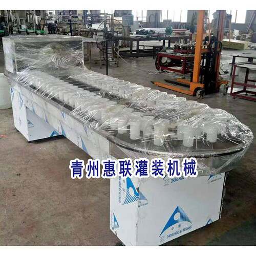 玻璃瓶酒瓶洗瓶机 回转式大产量冲控机 双排洗瓶机保修一年