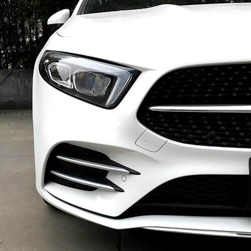 适用奔驰A级 A180L A200L 19款新A级运动进气格栅雾灯装饰条改装