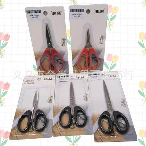Multi-style multi-functional kitchen scissors, stainless ste