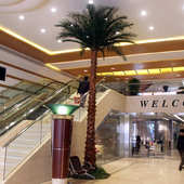 定制仿真棕榈树 大型假树仿真绿植假树景观装 饰主题公园造景假树