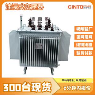 s20-250kva1250千瓦10kv节能500千伏安400室户外国标油浸式变压器