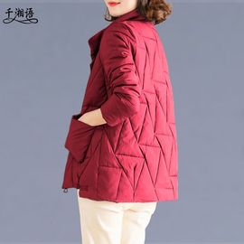 2022羽绒棉服女短款韩版宽松大码薄款棉衣外套妈妈装冬天棉袄