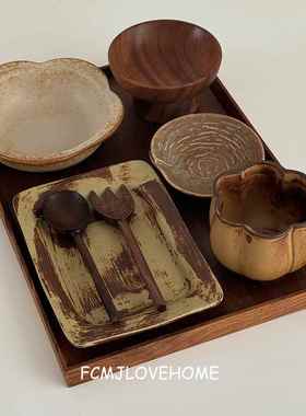 FCMJ - 一人食001 手工粗陶釉下彩 覆古月子餐 精致套系餐具