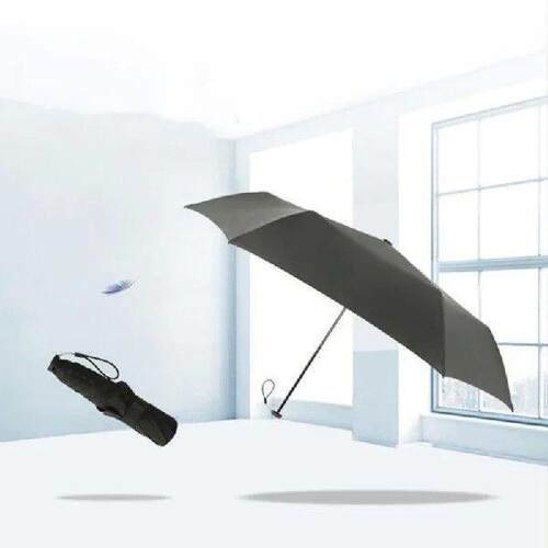110g Portable Three Folding Umbrella Men Business Windproof