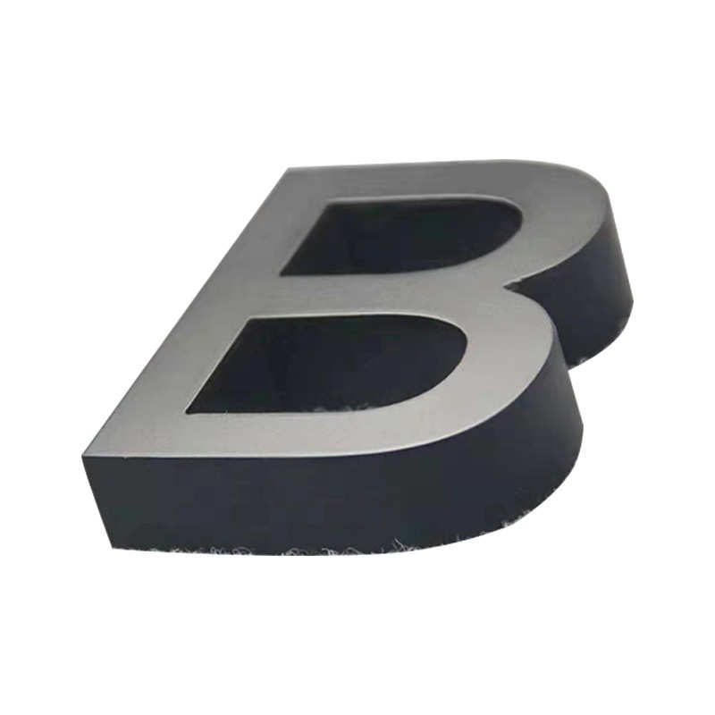 双勇不锈钢广告牌 平面拉丝金箔字装饰牌 公司logo门头金属招牌