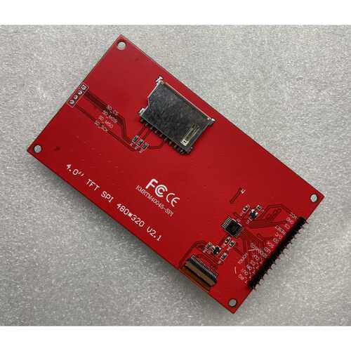 4.0寸TFT液晶屏模块 SPI串口触摸屏 ILI9488/ILI9486驱动 14针