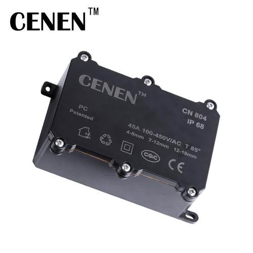 三通ip68防水接线盒可灌胶户外灯电源防晒电缆开关盒配电