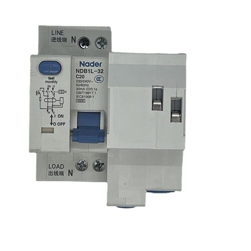 Nader上海良信家用开关断路器漏电保护器NDB1L-32系列 1PN上进线