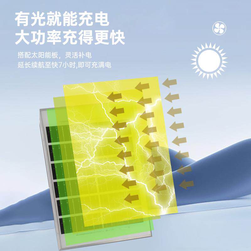 新款家用太阳能灯客厅餐厅风扇照明二合一款吊顶LED灯节能款小灯