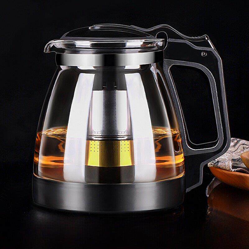 玻璃泡茶壶单壶带过滤家用耐热耐高温茶具套装功夫茶杯花茶红茶壶