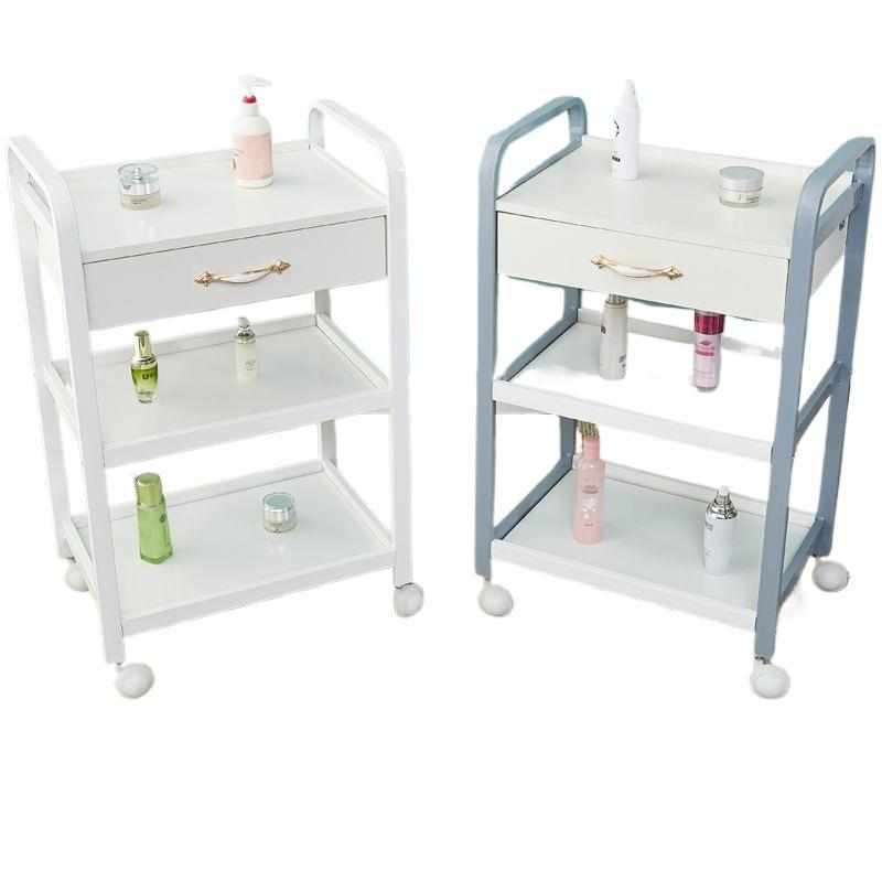 MM美容多功能美发理发推车美容院小推车抽屉工具柜火罐纹绣置物架