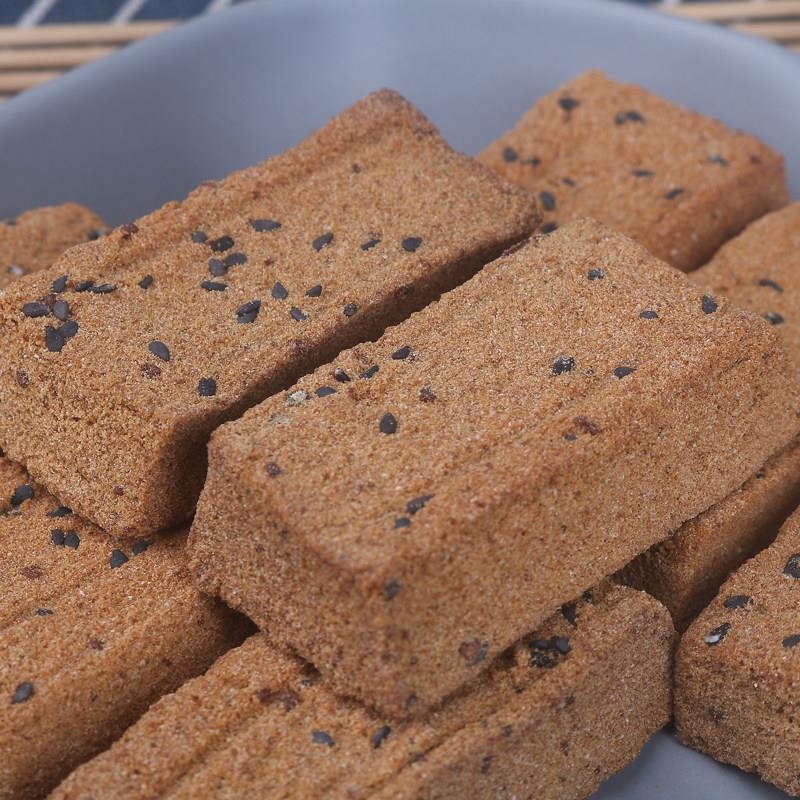 梗板糕红糖芝麻味非神童门硬糕香甜可口老式糕点磨牙浙江台州特产
