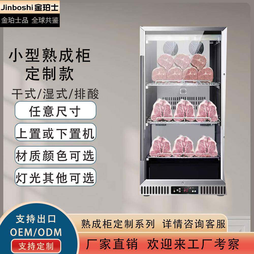 小型熟成牛肉保鲜柜排酸柜干湿两用深海鱼挂肉柜不锈钢生鲜牛肉挂