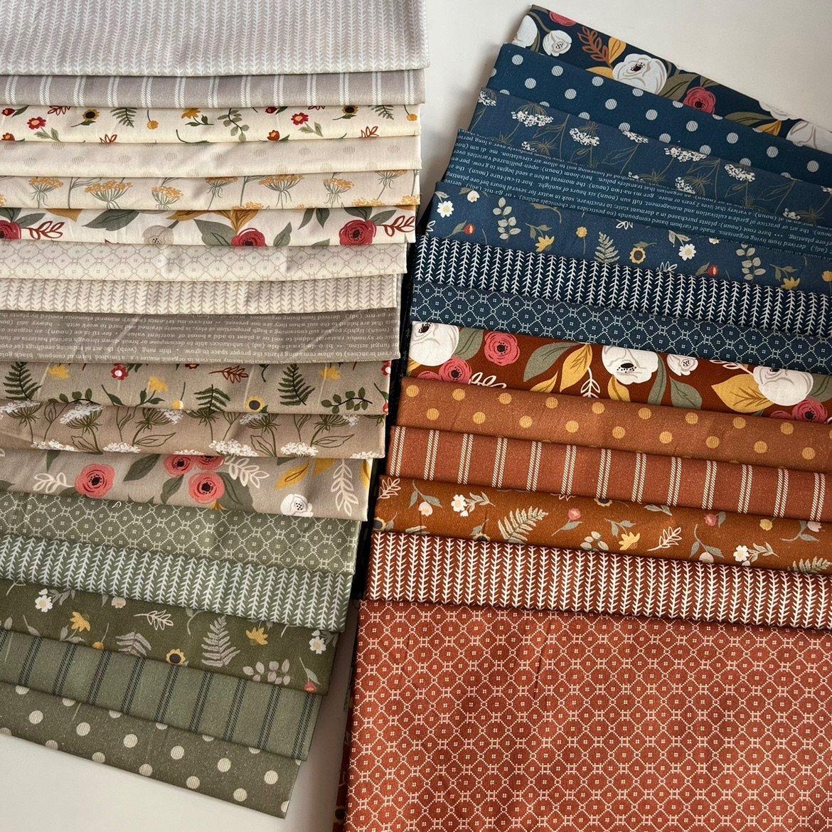b4绿咖蓝30色进口手工拼布组diy纯棉面料 布料壁饰口金包娃衣服